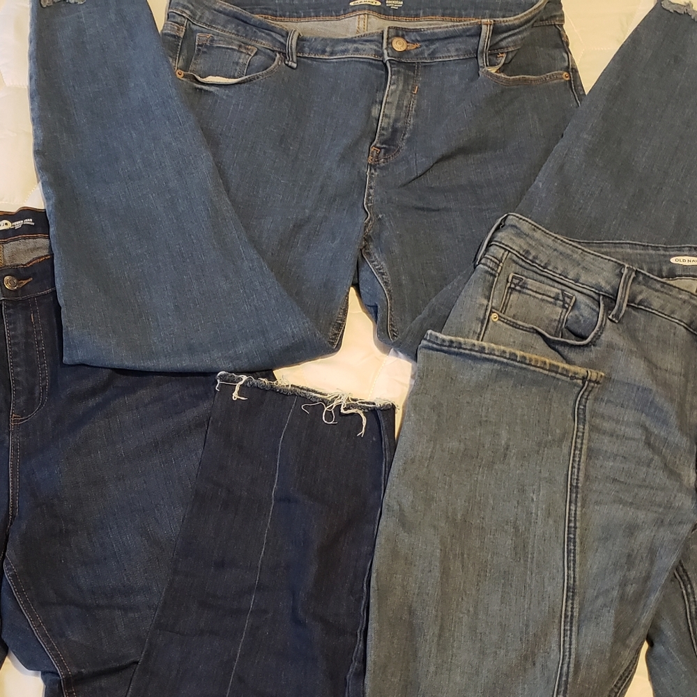Lot of 3 Old Navy Size 14 Jeans